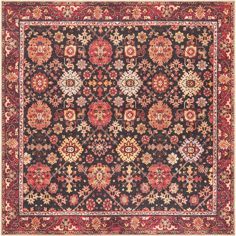 Miyon Performance Chenille Floral Indoor Rug