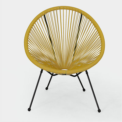 Chaise Anson (ensemble de 2) - Jaune