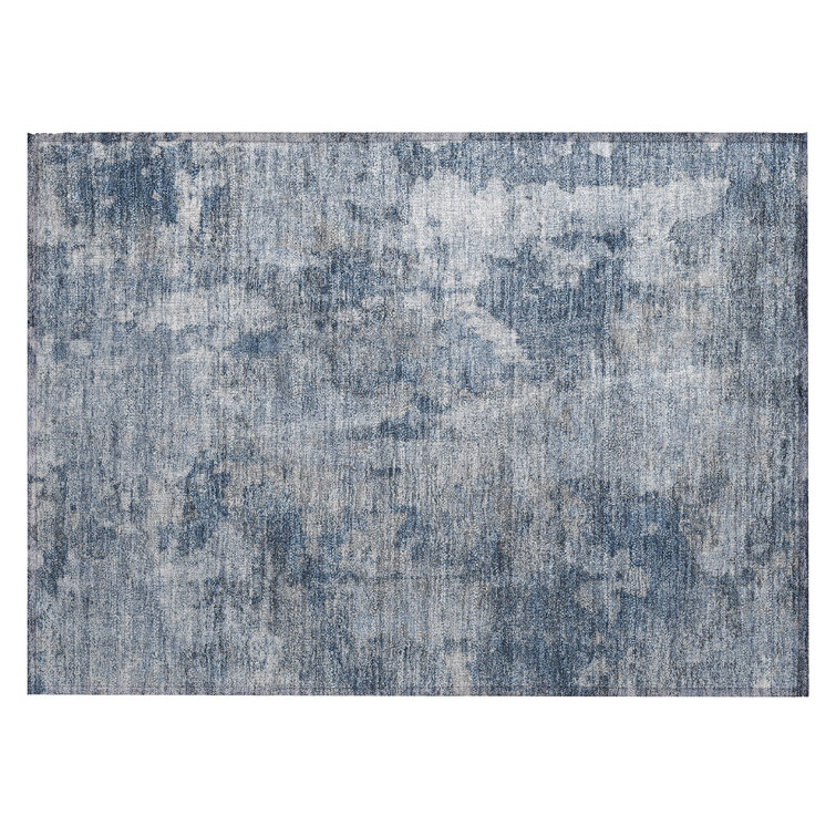 Frostley Washable Abstract Indoor / Outdoor Rug