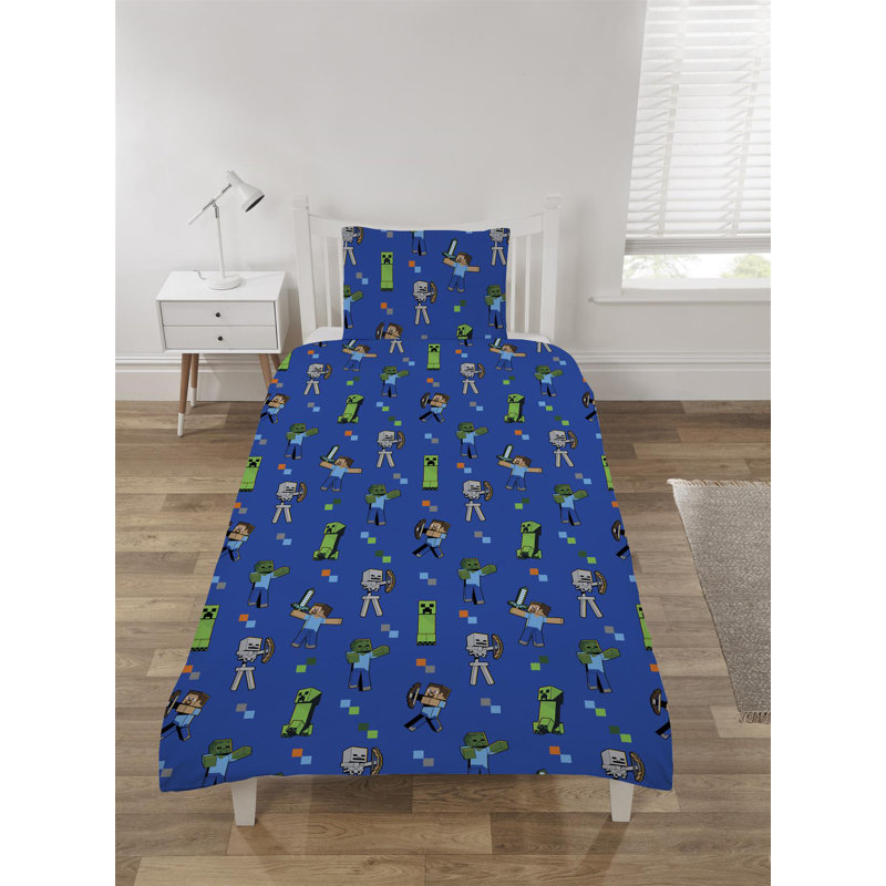 Polyester Geometric Duvet Cover Set with Pillowcases, Single Duvet Cover + 1 Pillowcase 