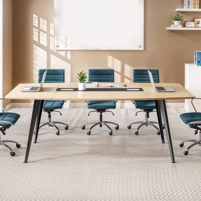 70.8'' Boat Shaped Conference Table