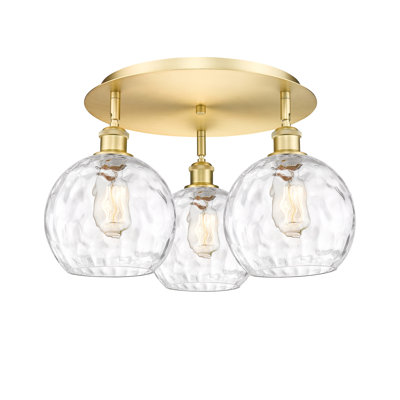 Ambrosane Glass Flush Mount