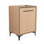 Meuble-lavabo 24 po sans lavabo supérieur, armoire de rangement moderne avec 2 portes à fermeture douce, meuble-lavabo simple