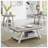 Tevis 3-Piece Wood Coffee Table with Shelf-834649704-834649492