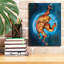 «Howl» par Michael Stewart, art mural sur toile-101649820