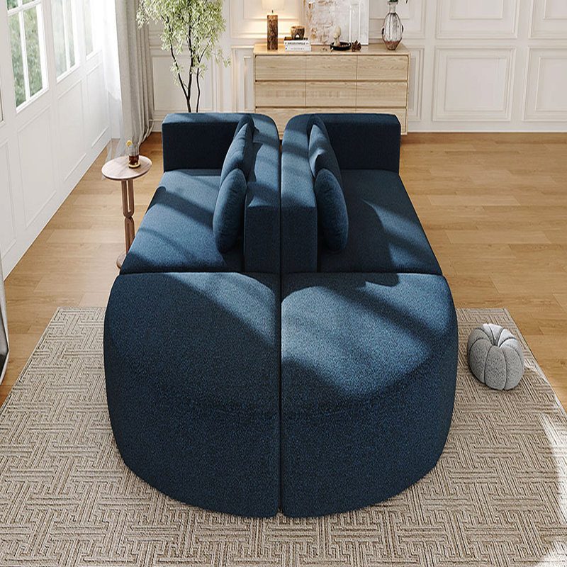 Canapé modulaire Boneless Couch, Bleu