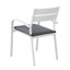 Chaise de patio empilable avec coussin Chamya-1237755486
