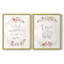 Souvenirs floraux - reproduction encadrée de qualité supérieure - prêt à être accroché - aucun clou requis - aucun clou requis-162549160-162549159