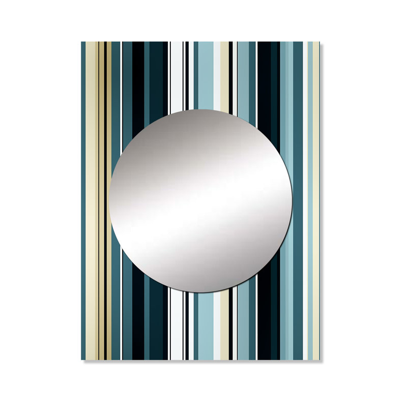 Raychele Classic Blue Elegance Striped, 40 po x 30 po