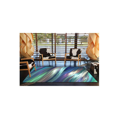 Tapis tissé incliné lavable