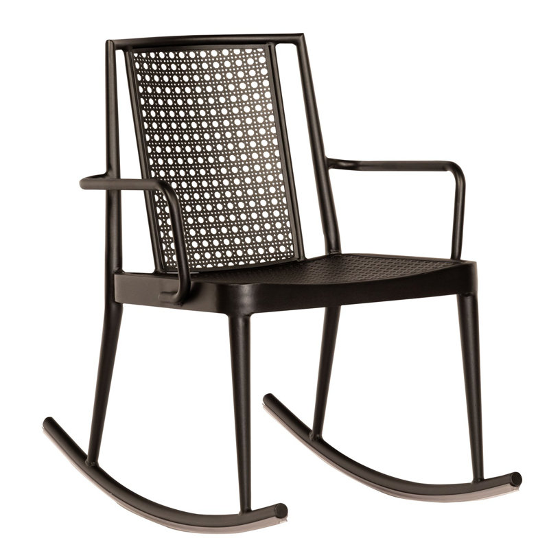 Parc Outdoor Rocker Chair, Graphite