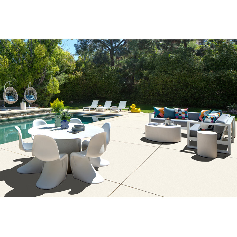 Newport Outdoor 6 - Seat Patio Sectional, Canvas Natural Sunbrella®