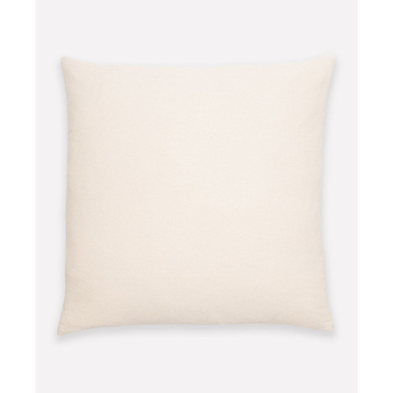 Square Pillow Cover & Insert, Green/White/Yellow, Striped