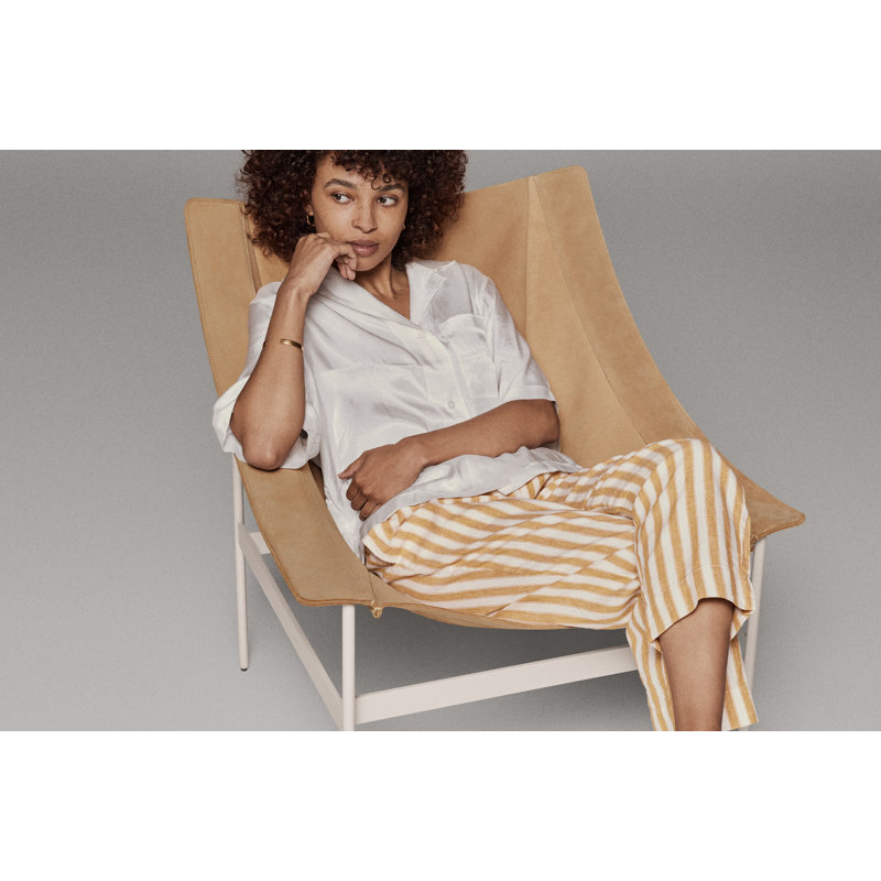 Heyday Lounge Chair, Sand Full Grain Leather