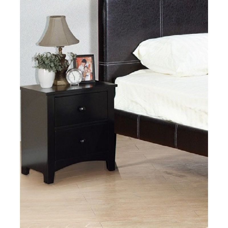 Alvesta 2 - Drawer Nightstand, Black