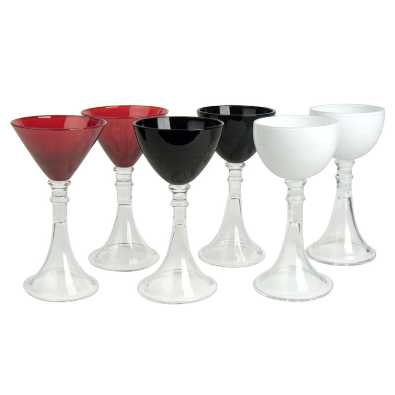 Ensemble 6 pièces en verre 2 oz. Fecteau