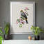 «Spring Song Goldfinch», peinture sur toile encadrée-233922410-233922413