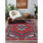 Martwon Collection Digital Print Cotton-Polyester Red Navy Rug-1957113049