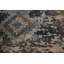 Distressed Homage Hand Knotted Wool Geometric Area Rug in Navy, Gray, Smoke Blue, Beige-1900813274