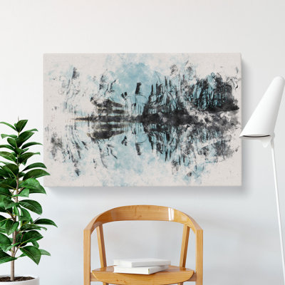 Reed Pond - Wrapped Canvas