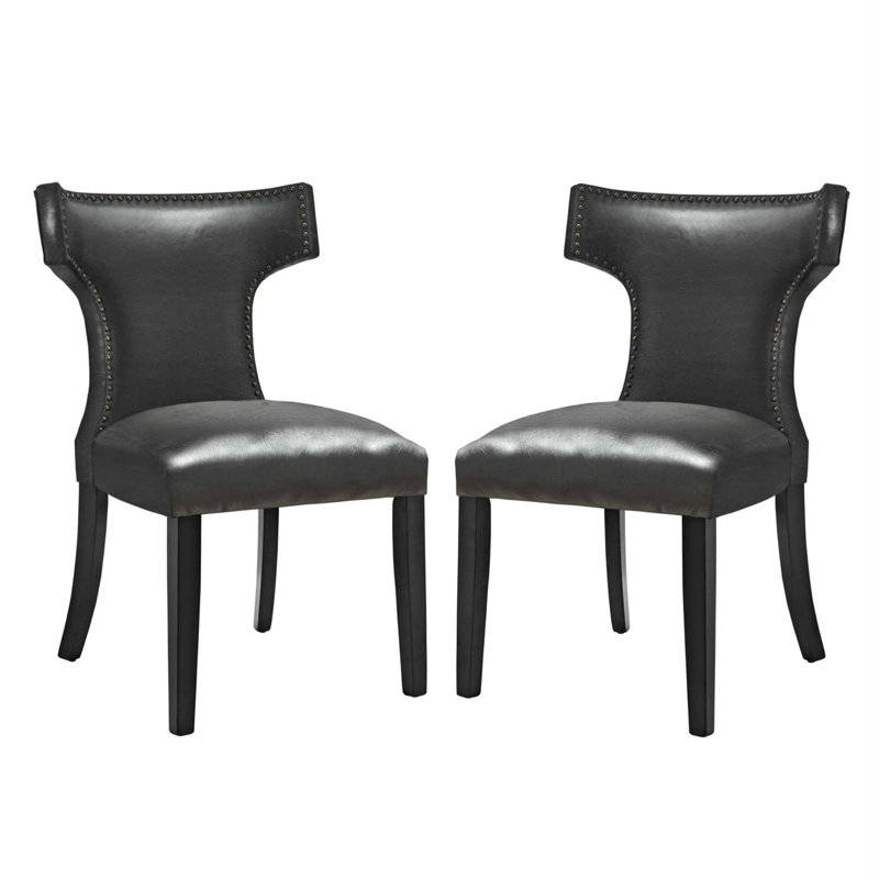 Chaise courbée en carbone Carbon Loft, Noir