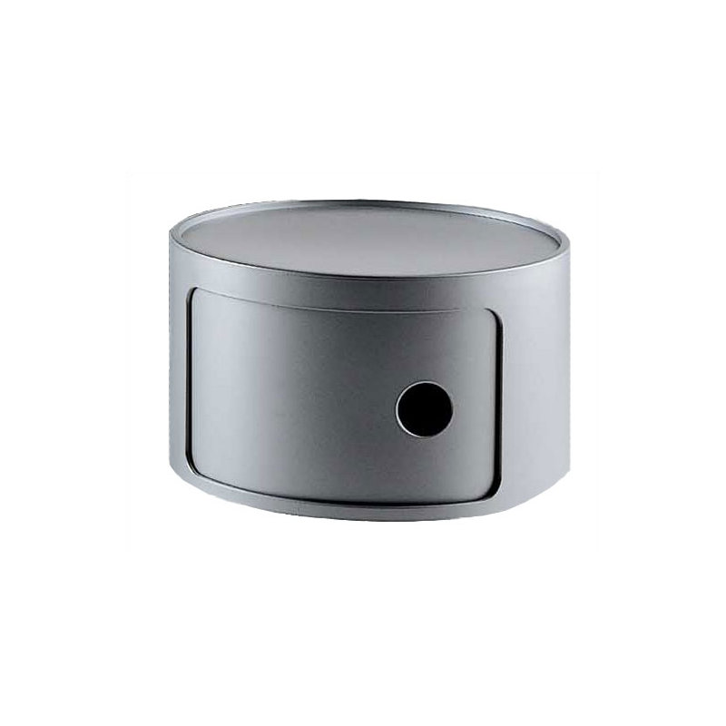 Componibili Decorative Box, Silver