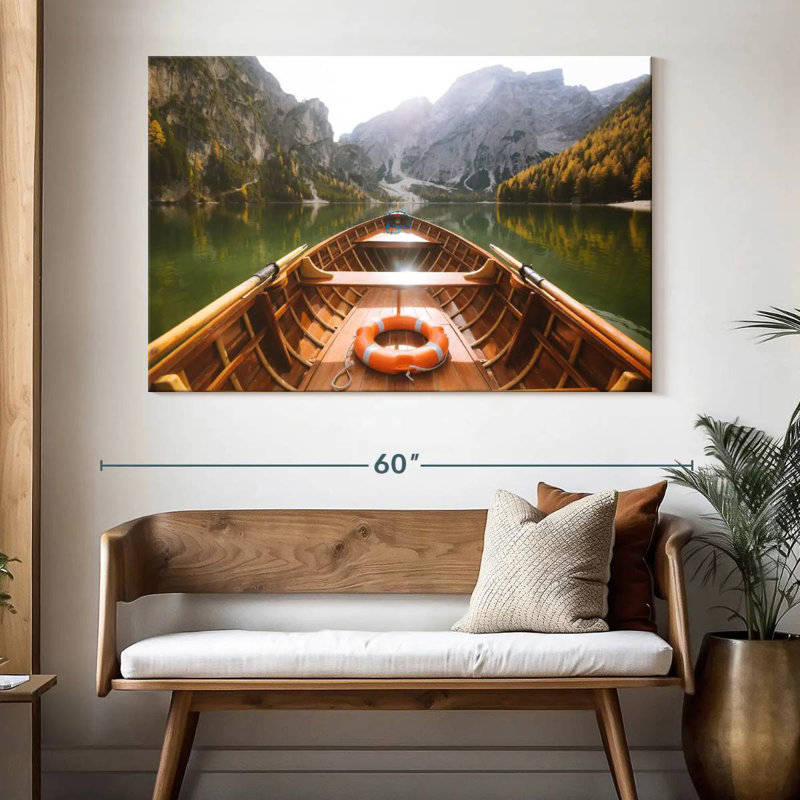 Mehar Lake Prags Boat, 34" H x 51" W