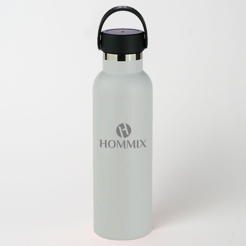 Hommix Ceramic Coated Bottles - White