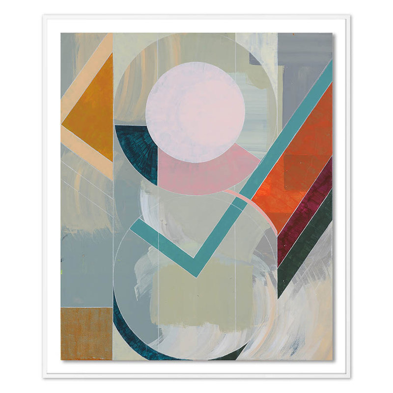 DJ 1 Print by Kimmy Quillin, 24" H x 21" W x 1.5" D, White