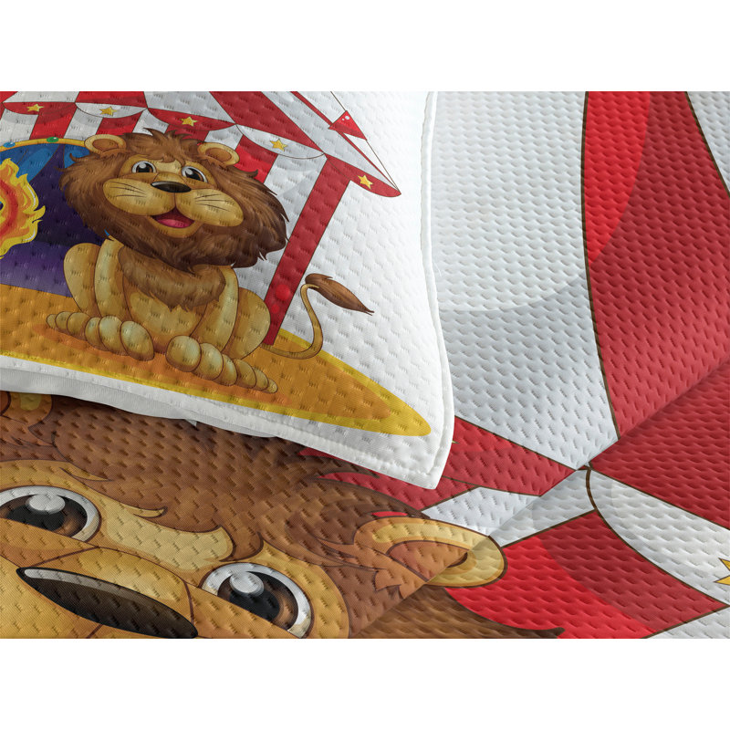Polyester Coverlet, King Bedspread + 2 Shams