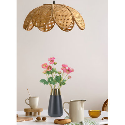 Vase conique à deux tons Mercer41, porte-fleurs en acier inoxydable, centre de table moderne pour la maison, le bureau, le mariage, la décoration des Fêtes, idée de cadeau, idéal pour les bouquets de fleurs fraîches, les fleurs de soie e