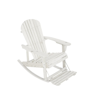 Chaise Adirondack en bois massif Tulare