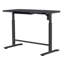 Electric Height Adjustable Sit-Stand Glass Desk with Pivot Drawers for Home Office, Single Motor-192463075