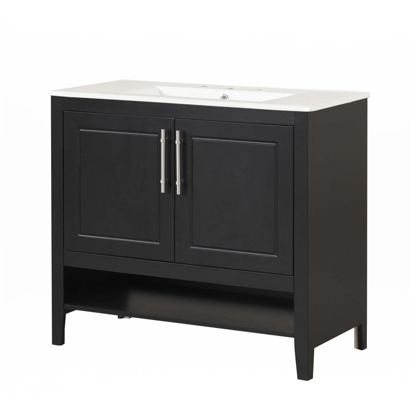 Meuble-lavabo multifonctionnel 36 po avec lavabo 36 po
