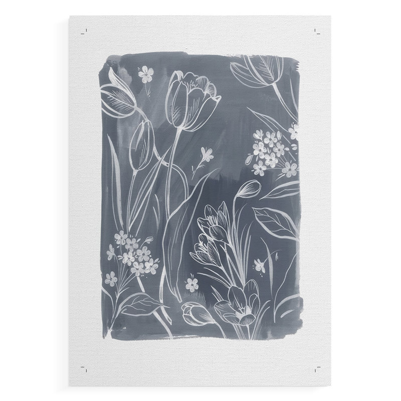 «Early Spring Blooms I», impression sur toile seulement - non encadrée, H 27 po x l 18 po