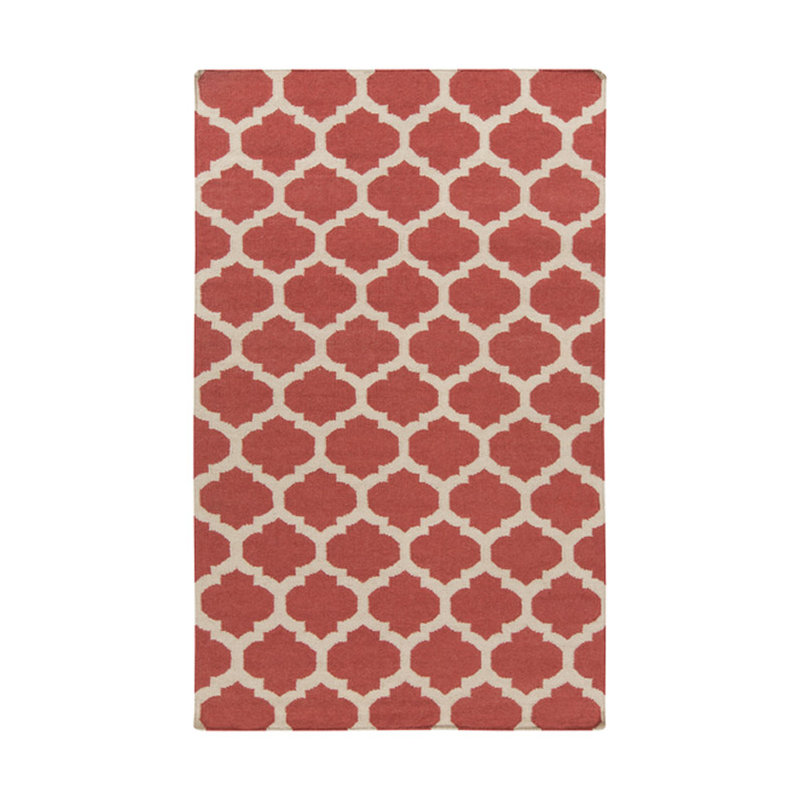 Kramer Wool Geometric Indoor Rug, Rectangle 9' x 13'