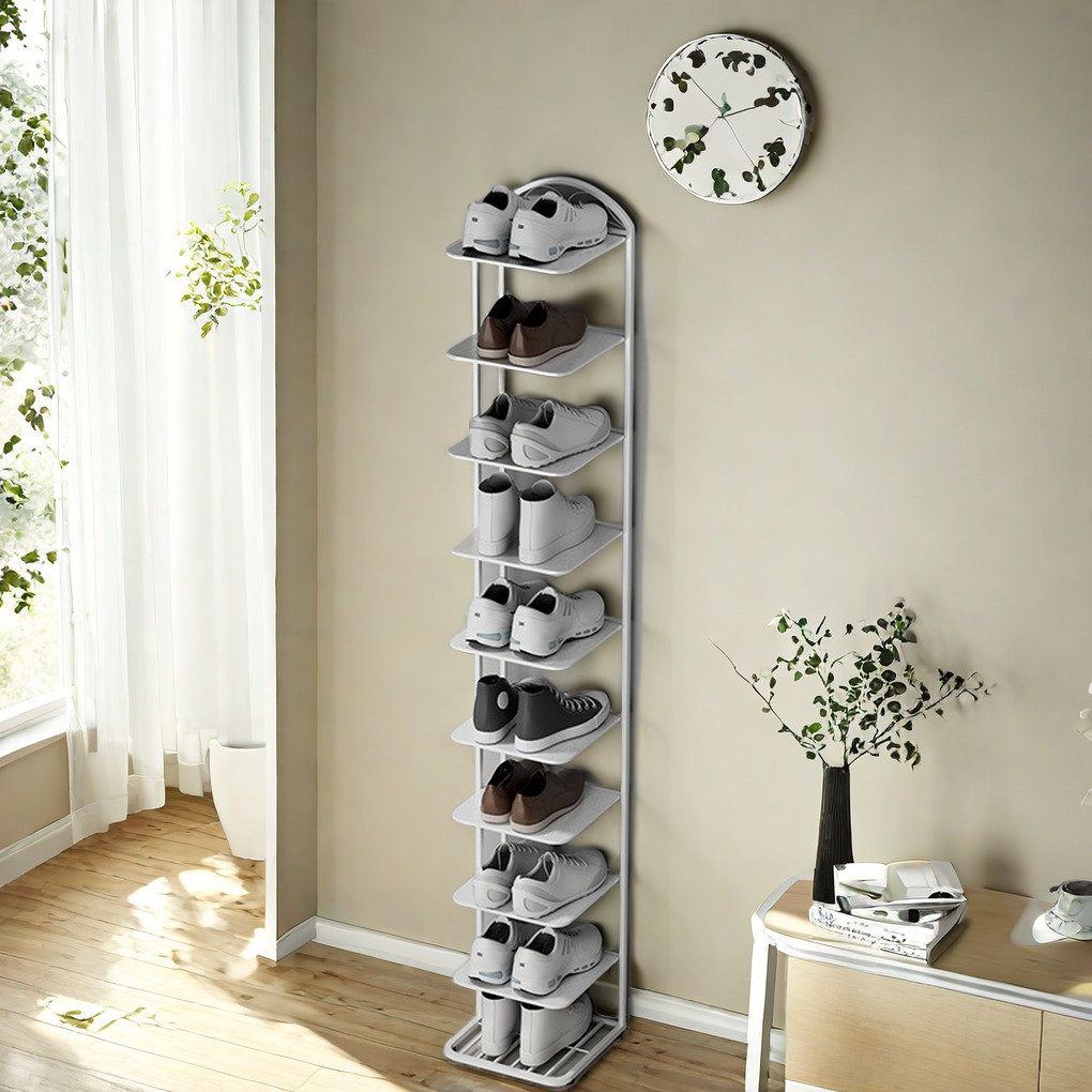 Lark Manor 10 tiers 10 pairs of metal shoe racks - Wayfair Canada