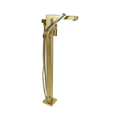 Madison 1 Handle Floor Tub Filler with Diverter