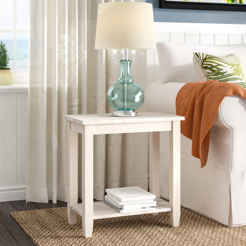 Nerseh Solid Wood End Table