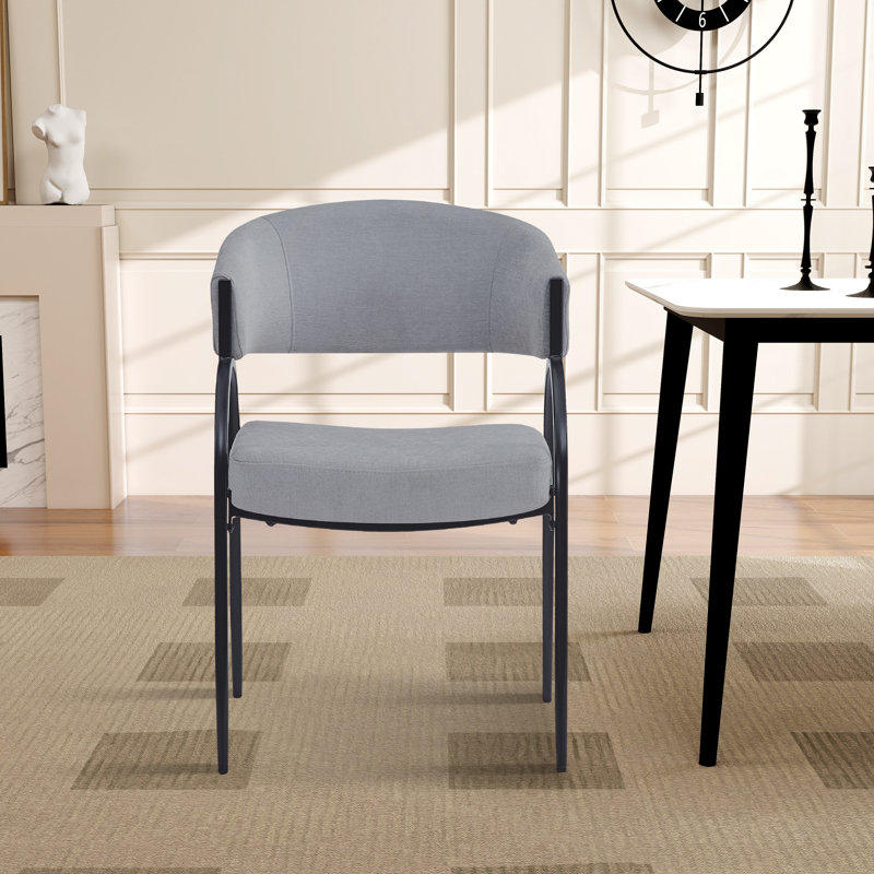 Chaise rembourrée de 22,48 po de largeur, Vert foncé