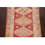 Tapis de couloir unique en laine noué à la main Anatolian nouvel âge rouge 2 pi 10 po x 12 pi 7 po Aailiyah