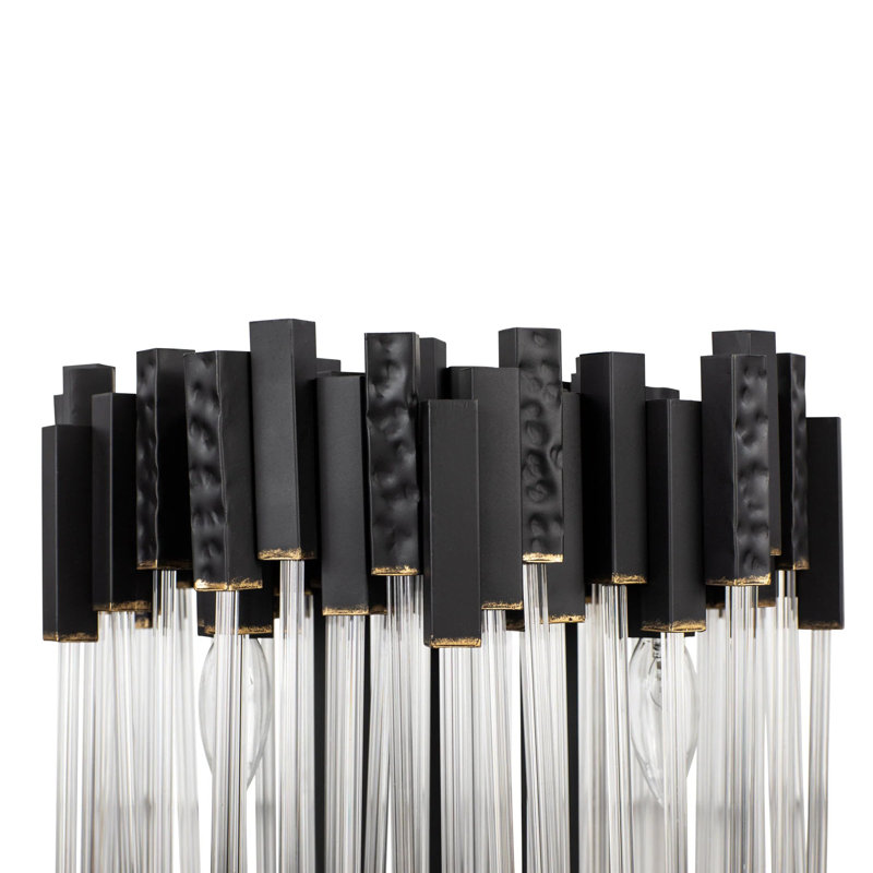 Lampe de table Matrix, Noir mat / or français