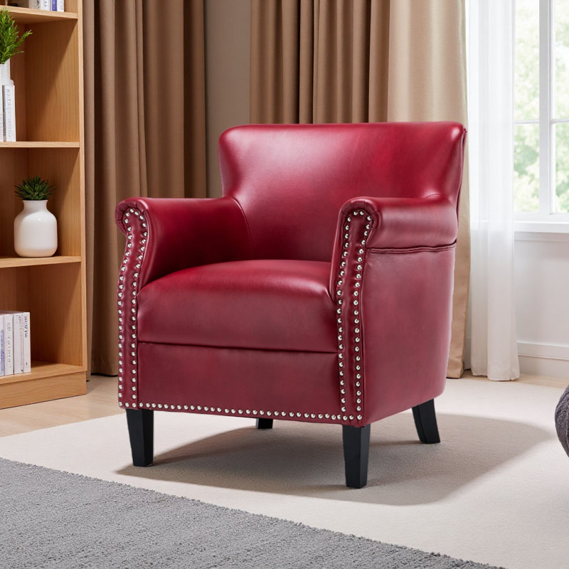 Fauteuil club, Rouge