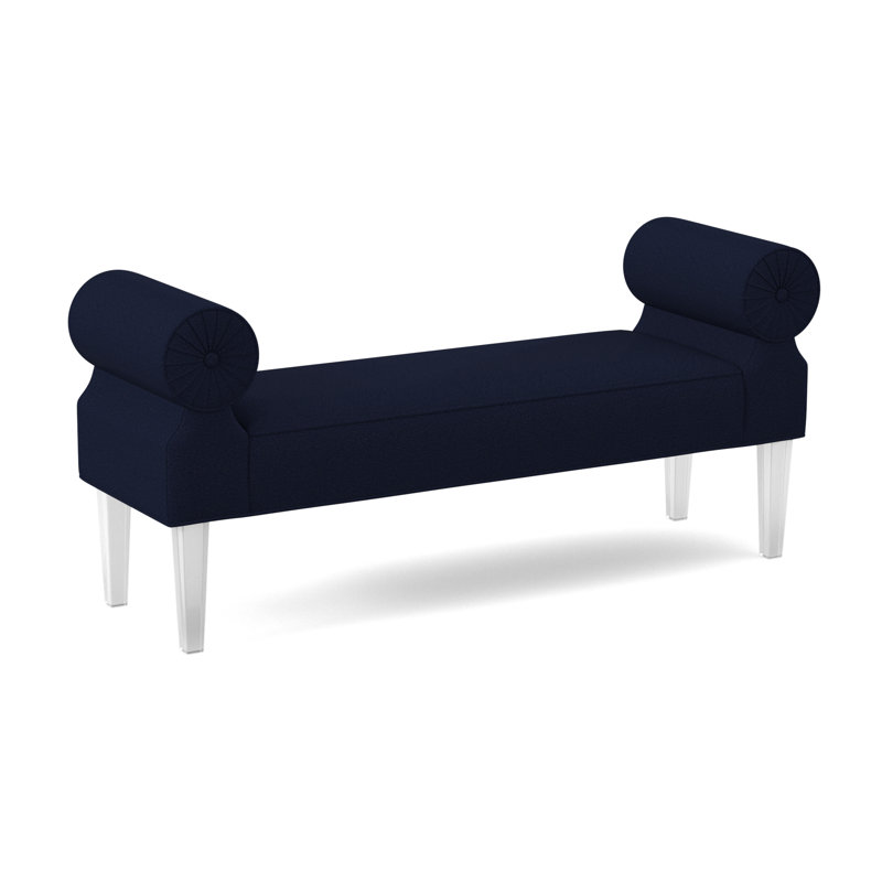 Ava Upholstered Bench, Margaret Uniform Polyester Blend