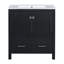Meuble-lavabo simple 30 po avec comptoir en bois manufacturé Trejon-1599034689