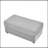 Modern Single Sofa with Ottoman & USB Ports – 41.7", Hidden Storage, Cup Holders, Phone Holder, Corduroy Upholstery-891004165