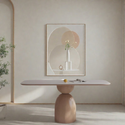 coloured granite slab dining table