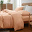 Plain Dyed Microfiber Duvet Cover Set with Pillowcases (3-Piece)-123611267-123611260