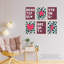 Leopard Pattern Bold Shapes - 3 Piece No Frame Print Set-88622422-88622420
