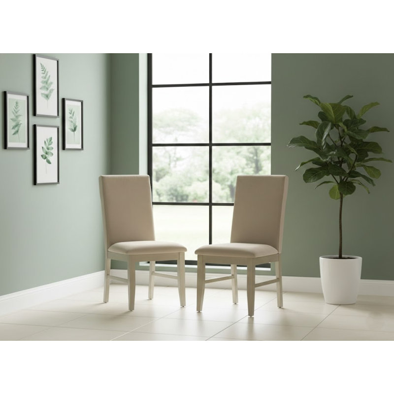 Ensemble de 2 chaises d'appoint rembourrées Rio
